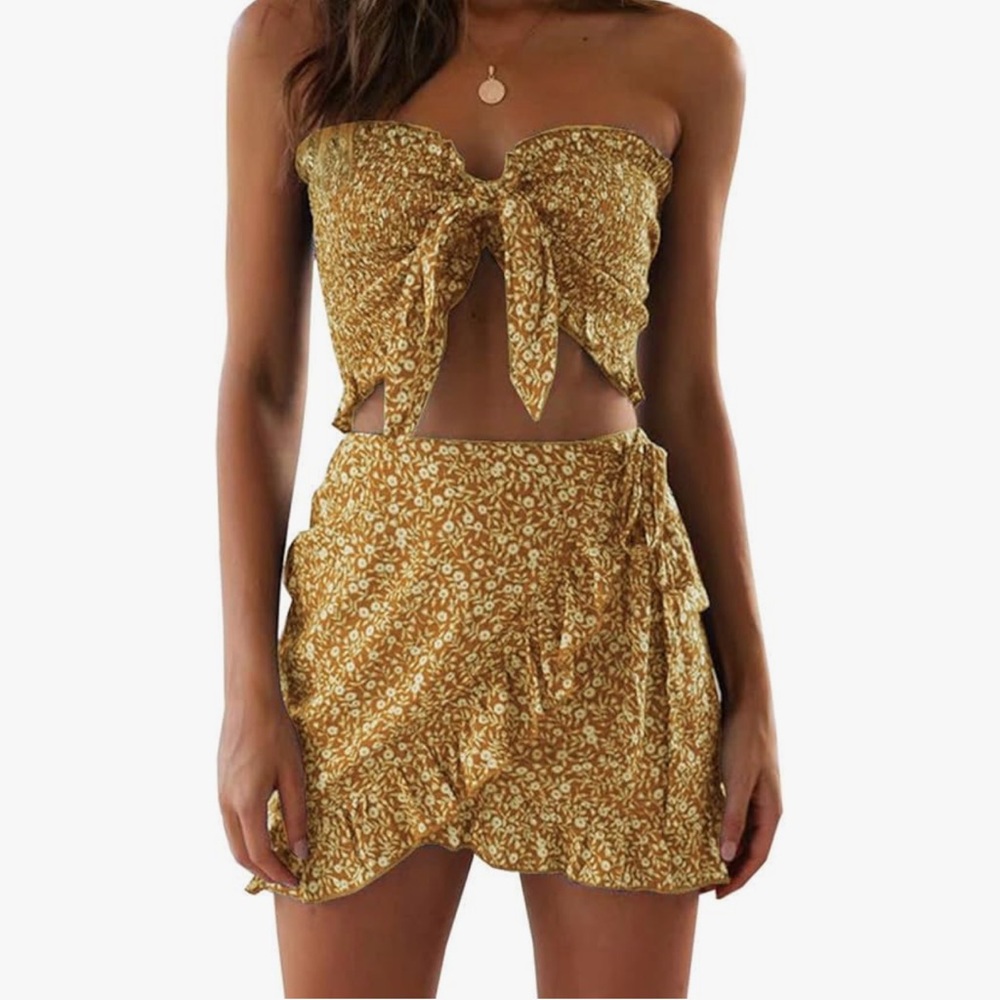 Floral Yellow Set
